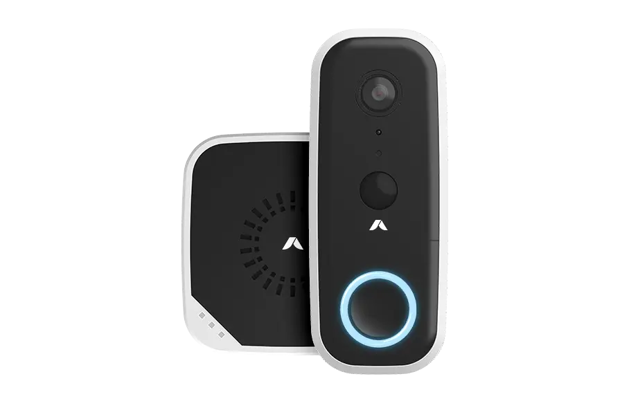 Abode Wireless Video Doorbell WiFi-Connected Video Doorbell With Push-Button