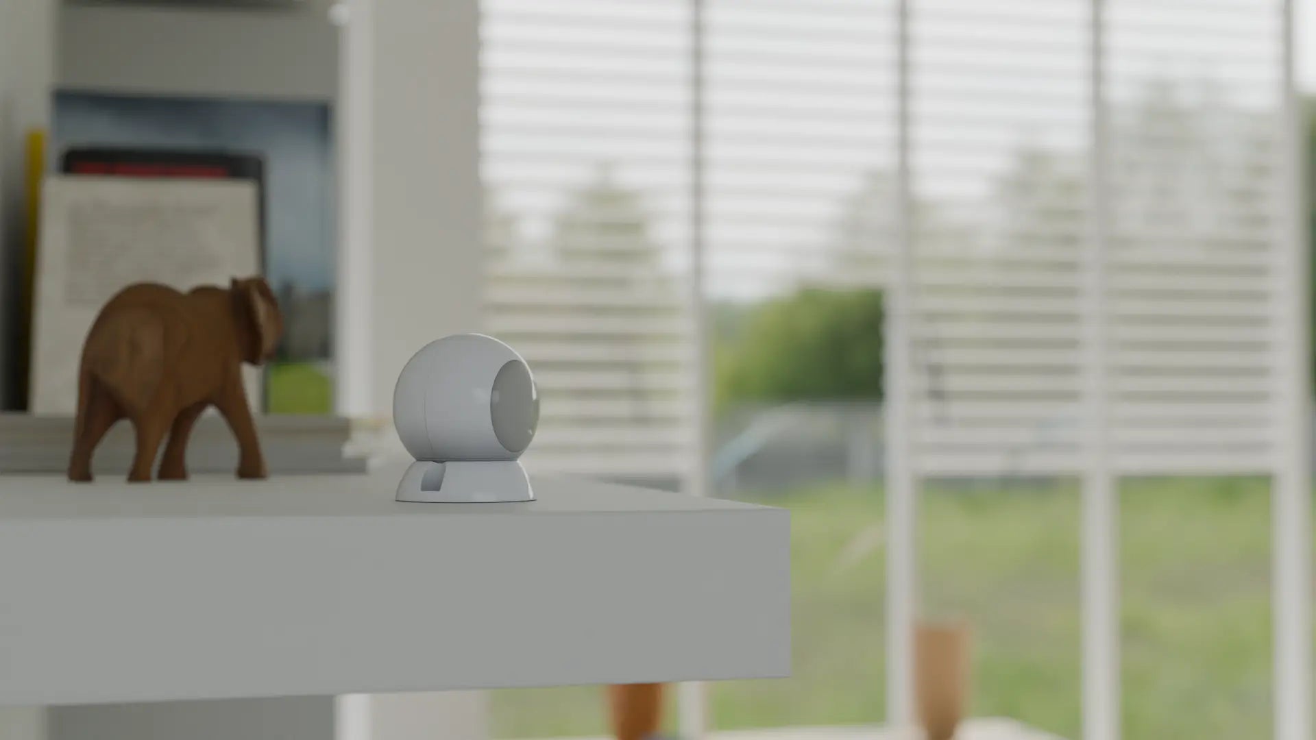 Abode Muli Sensor mounted on a shelf